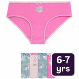 M&S Disney Frozen girls knickers 5-pack 6-7 years, imported from the UK