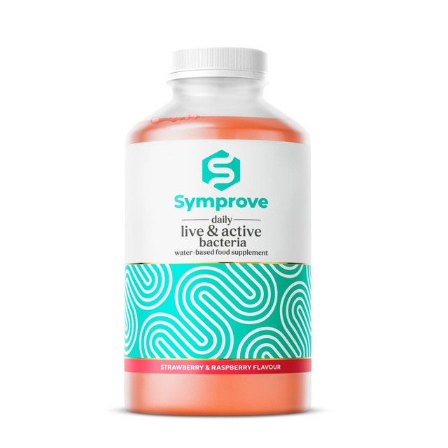 Symprove strawberry and raspberry probiotic drink supplement 500ml (British brand)