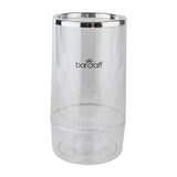 BarCraft Acrylic Double Walled Wine Cooler 23cm tall - British product