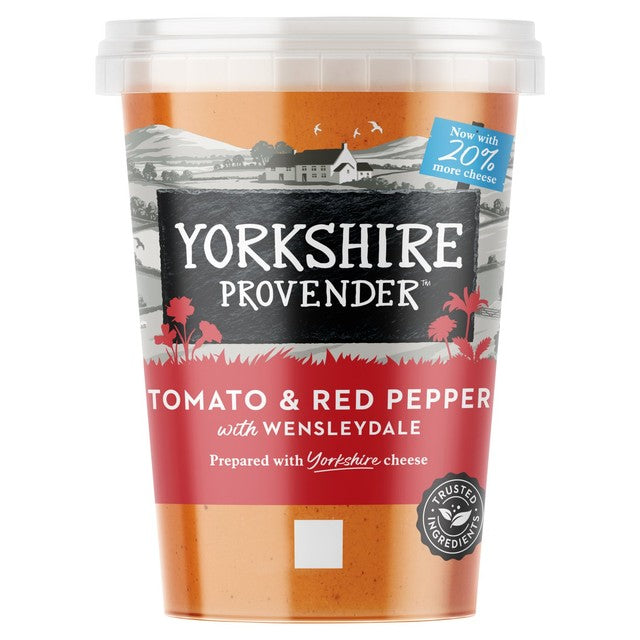 Yorkshire Provender Tomato and Red Pepper Soup with Wensleydale Cheese 560g (British brand)