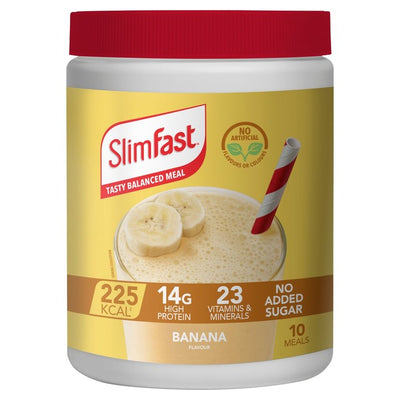SlimFast Banana Meal Shake Powder 10 Servings 365g