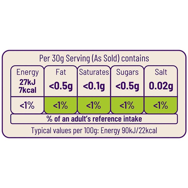 Ocado washed wild rocket 60g, imported from the UK