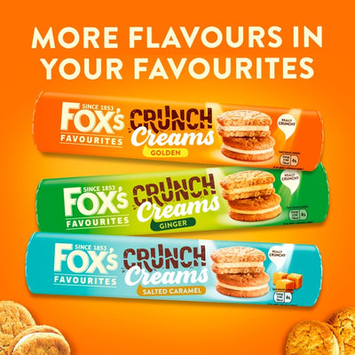 Fox's Golden Crunch Creams Vaniljekrem Sandwichkjeks 200g