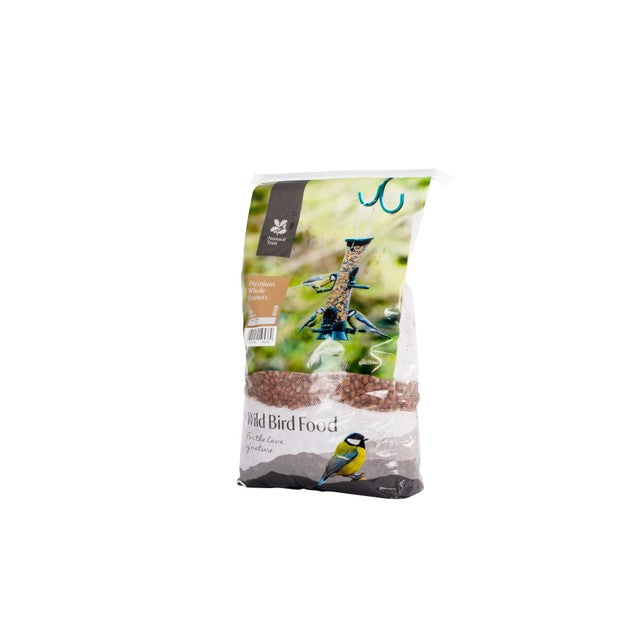 National Trust Oil Rich Wild Bird Peanuts 12.75kg, imported from the UK