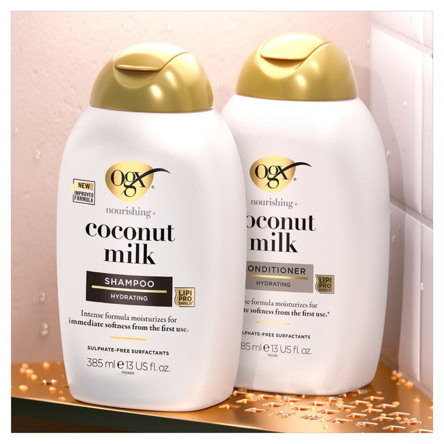 OGX Coconut Milk shampoo 385ml, imported from the UK