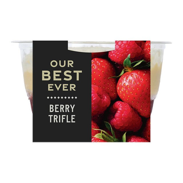 M&S Best Ever Trifle Raspberry Strawberry Dessert 900g, imported from the UK