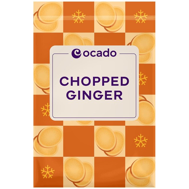 Ocado frozen chopped ginger 75g, imported from the UK