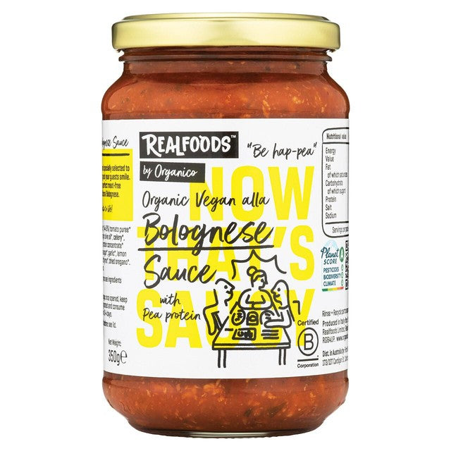 Realfoods Organic Vegan alla Bolognese Sauce
