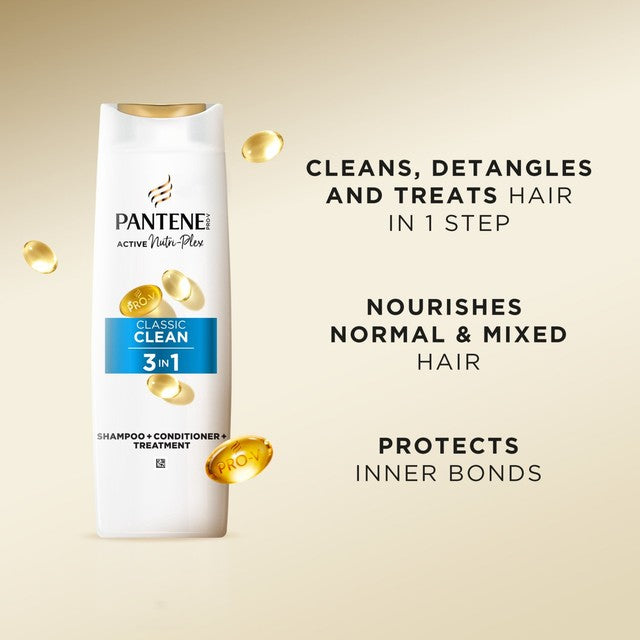 Pantene Smooth & Sleek Shampoo 600ml, imported from the UK
