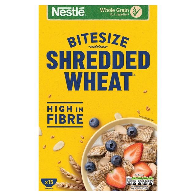 Nestle Shredded Wheat Bitesize Cereal 625g (British brand)