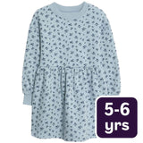 M&S ditsy floral dress navy 5-6 years, imported from the UK