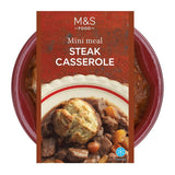 M&S beef dumpling casserole mini meal 200g, imported from the UK