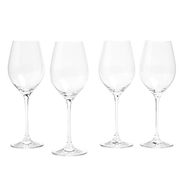 M&S Maxim white wine glasses 4 pack, imported from the UK