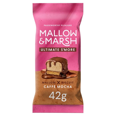 Mallow & Marsh Ultimate S'mores Caffe Mocha Bar Chocolate Marshmallow Bar 42g