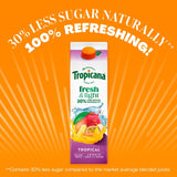 Tropicana Fresh & Light Tropical fruit juice 850ml (British brand)
