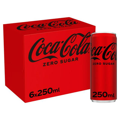 Coca-Cola Zero Sugar 6x250ml