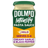Dolmio Mild Creamy Garlic & Black Pepper pasta sauce 390g - British product