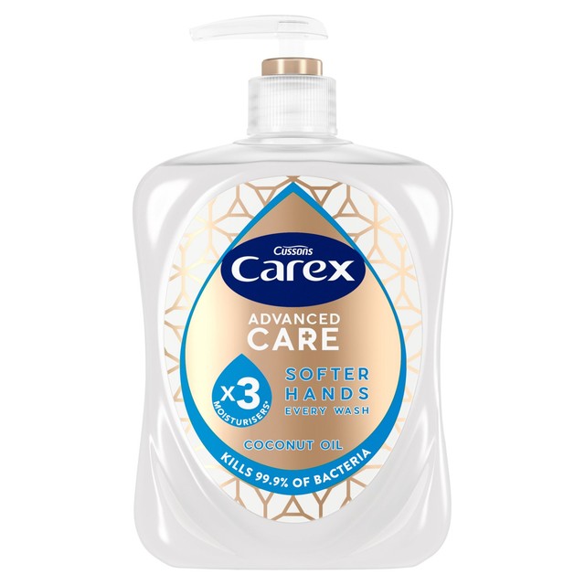 Carex coconut oil antibacterial hand wash 500ml - British product