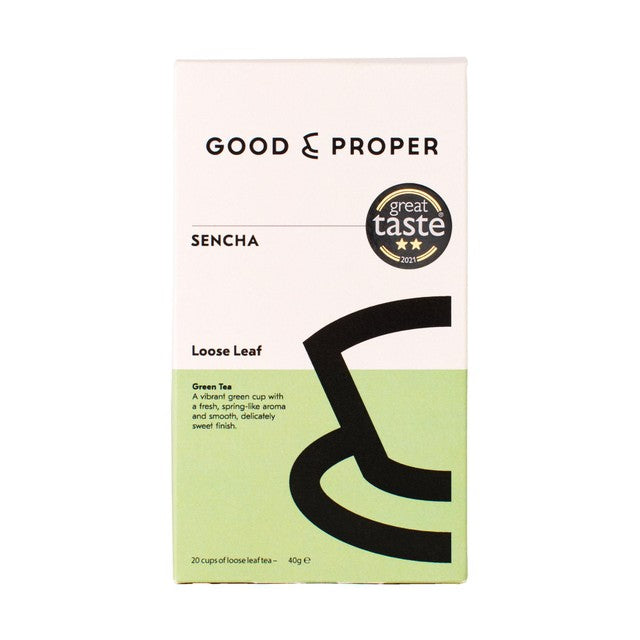 Good & Proper Tea Sencha green tea 40g, UK version