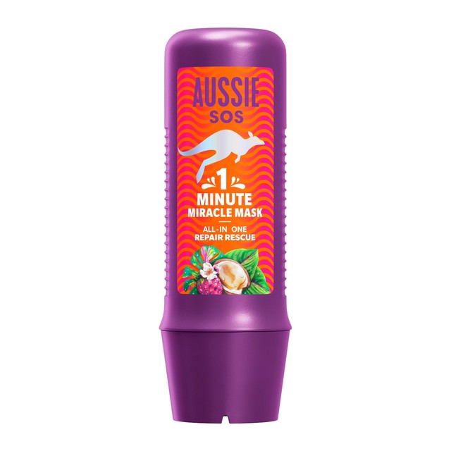 Aussie SOS 1 Minute Miracle Repair Rescue hair mask 250ml - British product