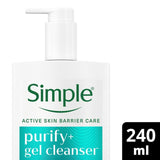 Simple Purify+ Gel Cleanser 240ml (British brand)