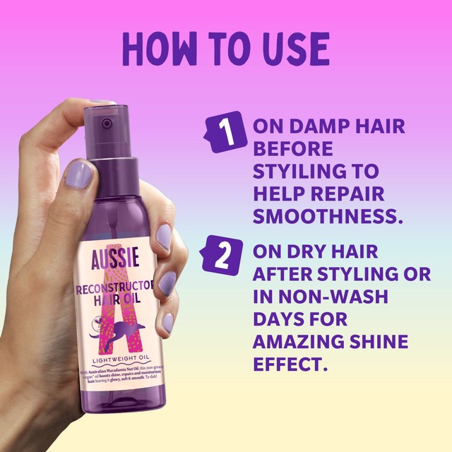Aussie Hair Oil Reconstructor vegan treatment 100ml - British product