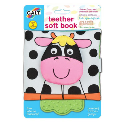 Galt Teether Soft Book Farm Baby Teether Book