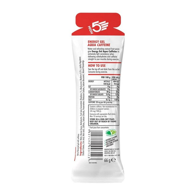 HIGH5 energy gel Aqua Berry 66g, UK version
