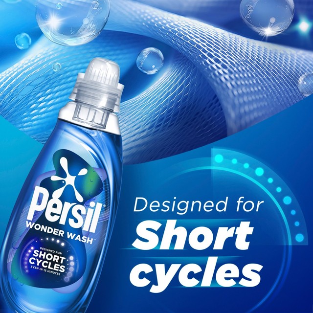 Persil Wonder Wash Odour Defy Bio Liquid Laundry Detergent 837ml, imported from the UK