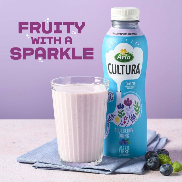 Arla Cultura Blueberry cultured milk drink 500ml - British product