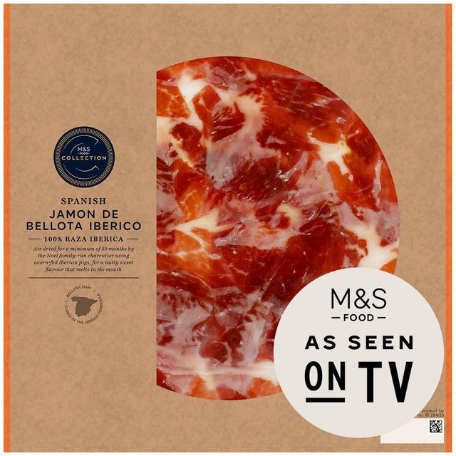 M&S Jamon De Bellota Iberico ham 60g, imported from the UK