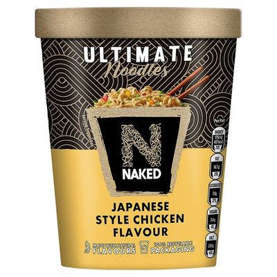 Naked Noodles Ultimate Noodles Japanese Style Chicken Flavour Pot Noodles 90g