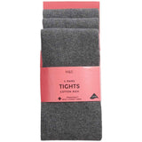 M&S School Tights, Grey, 3 Pack for 2-3 Years, imported from the UK