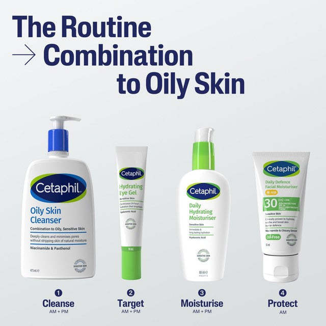 Cetaphil oily skin facial cleanser 236ml - British product