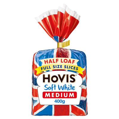 Pain blanc moelleux tranché moyen Hovis 400g