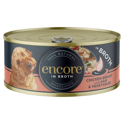 Encore Chicken, Ham & Vegetables Wet Dog Food 156g