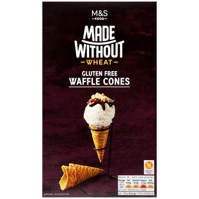 Cornets gaufres sans gluten M&S Made Without 120g