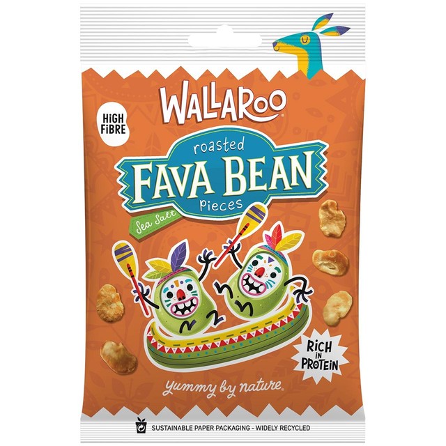 Wallaroo roasted fava bean pieces 30g (British brand)