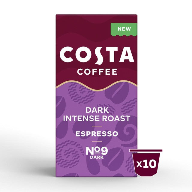 Costa Coffee Intense Roast coffee pods 10 pack - British product