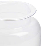 M&S clear apothecary flower vase 22cm, imported from the UK