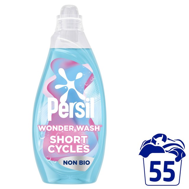 Persil Sensitive Non-Bio Liquid Laundry Detergent 1485ml, imported from the UK