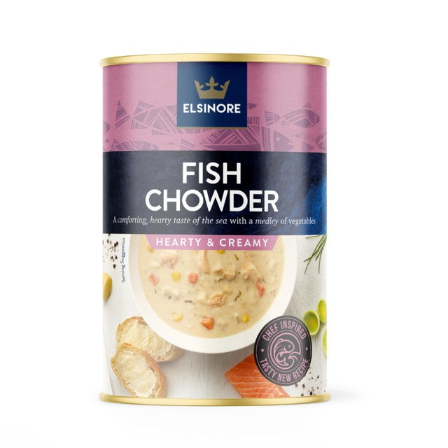 Elsinore fish chowder soup 400g - British product