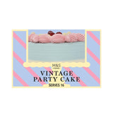 M&S Vintage Party Cake 1.22kg, imported from the UK
