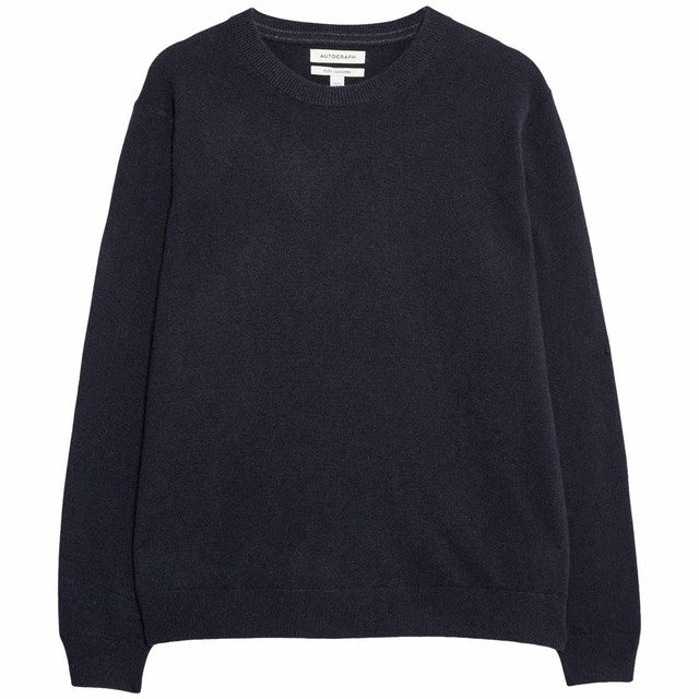 M&S cashmere crew neck jumper navy XL, imported from the UK