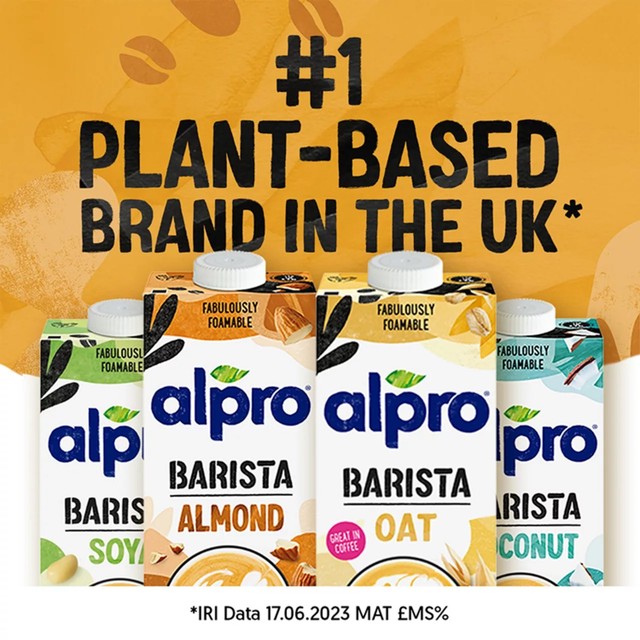 Alpro Barista Almond dairy-free drink 1L - British product