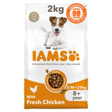 Iams senior dry dog food for small/medium breeds with chicken 2kg, UK version