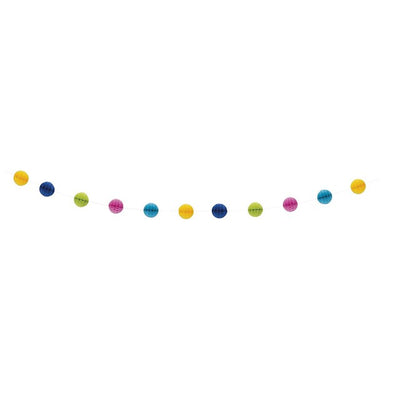 Unique Party Multicolour Honeycomb Balls Garland Paper Party Garland 7ft