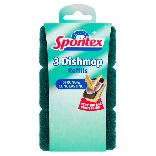 Spontex Dishmop General Purpose Refill pack of 3 (British brand)