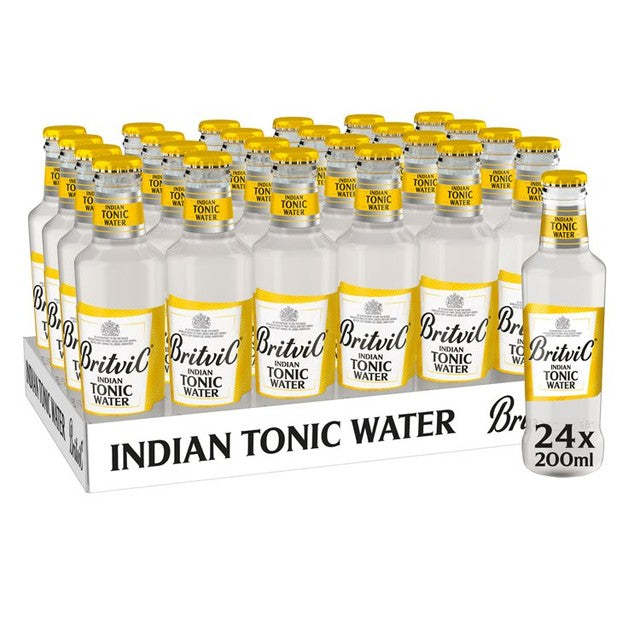 Britvic Indian Tonic Water 24-pack of 200ml bottles - British product