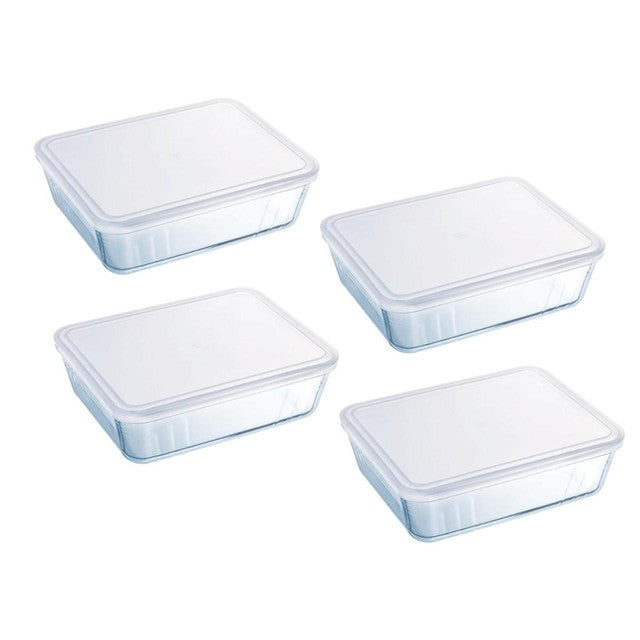 Pyrex Cook & Freeze 1.5L glass dish set, imported from the UK